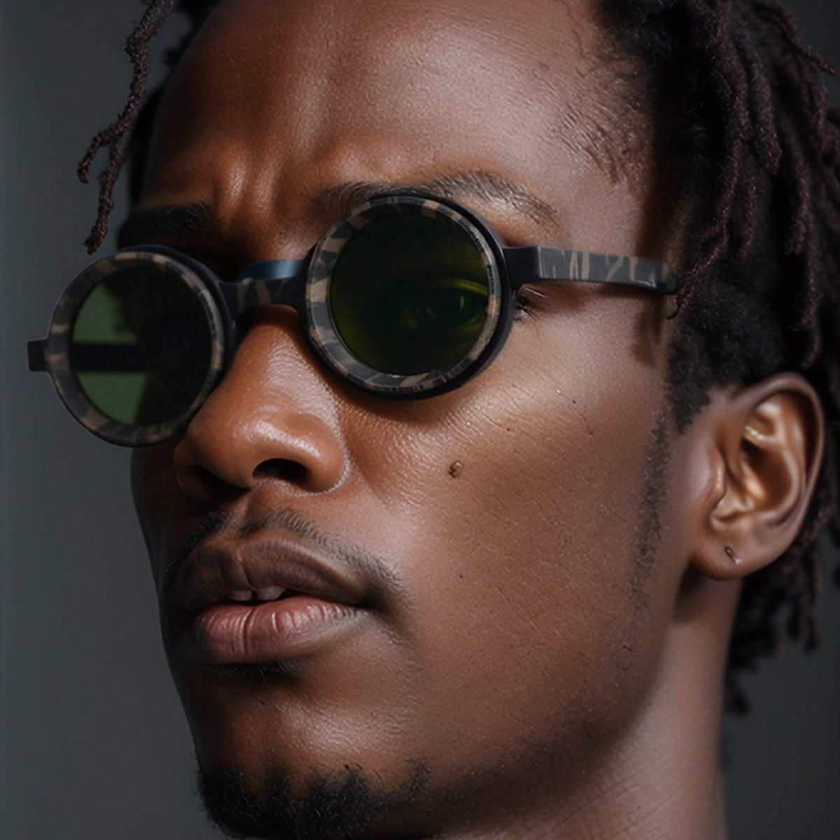 Adjustable rotating zoom sunglasses